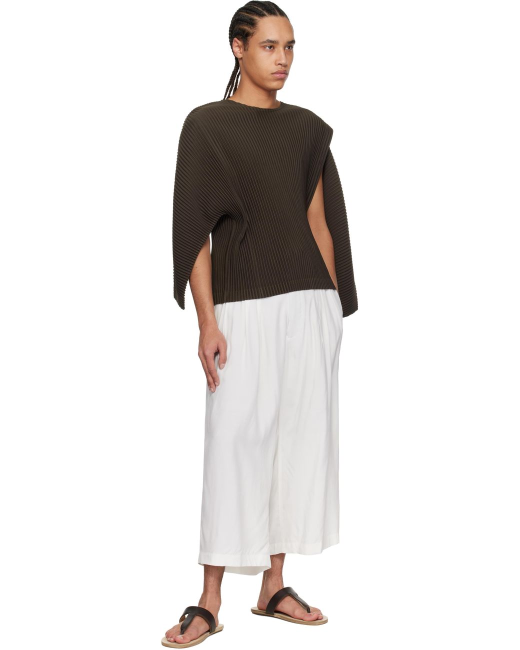 Homme Plissé Issey Miyake Turbine T-Shirt in Black for Men | Lyst