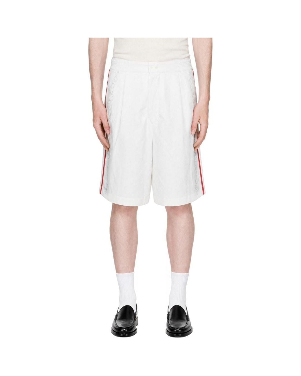Jacquemus White 'Le Pyjama' Shorts for men