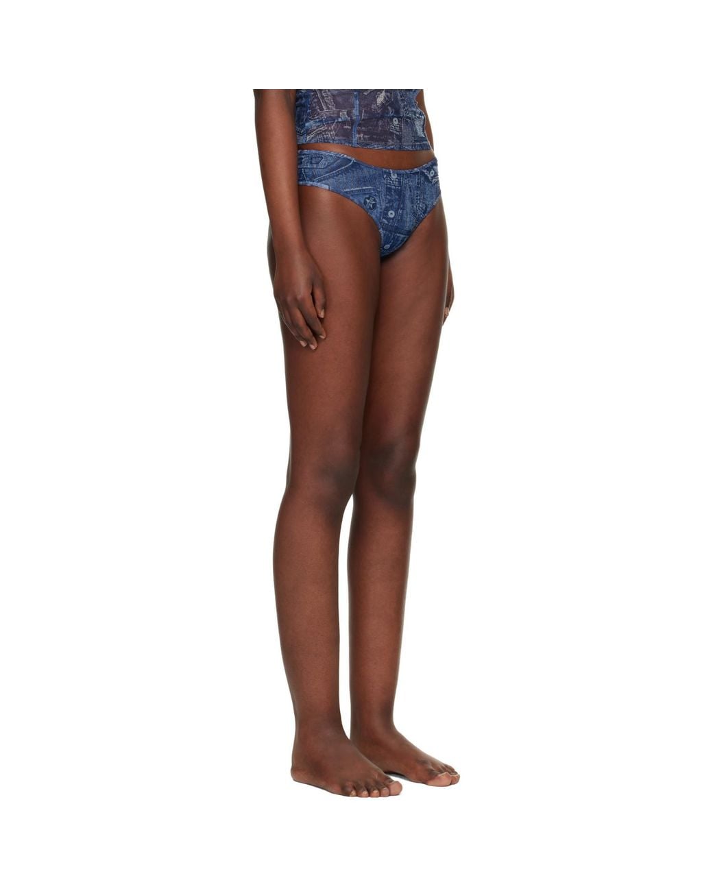DIESEL Blue Tasha-Dnm Briefs