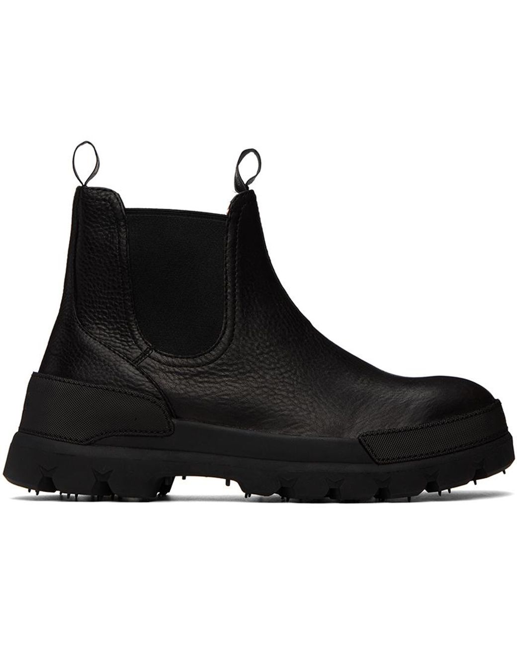 Polo Ralph Lauren Leather Oslo Chelsea Boots in Black for Men | Lyst UK