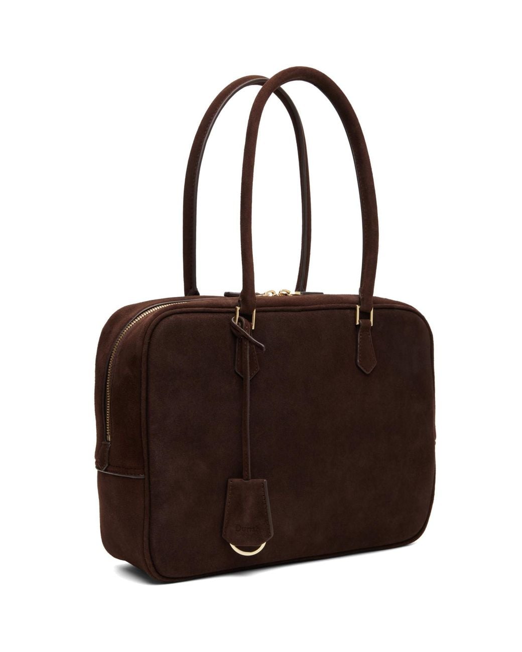 DUNST Brown Classic 28 Suede Bag