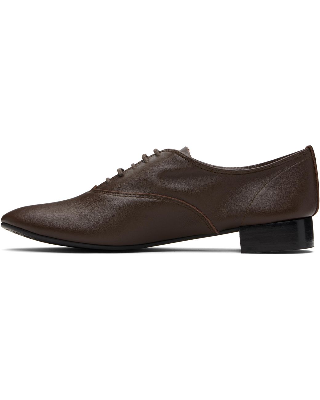 Repetto Black Zizi Rubber-Sole Oxfords