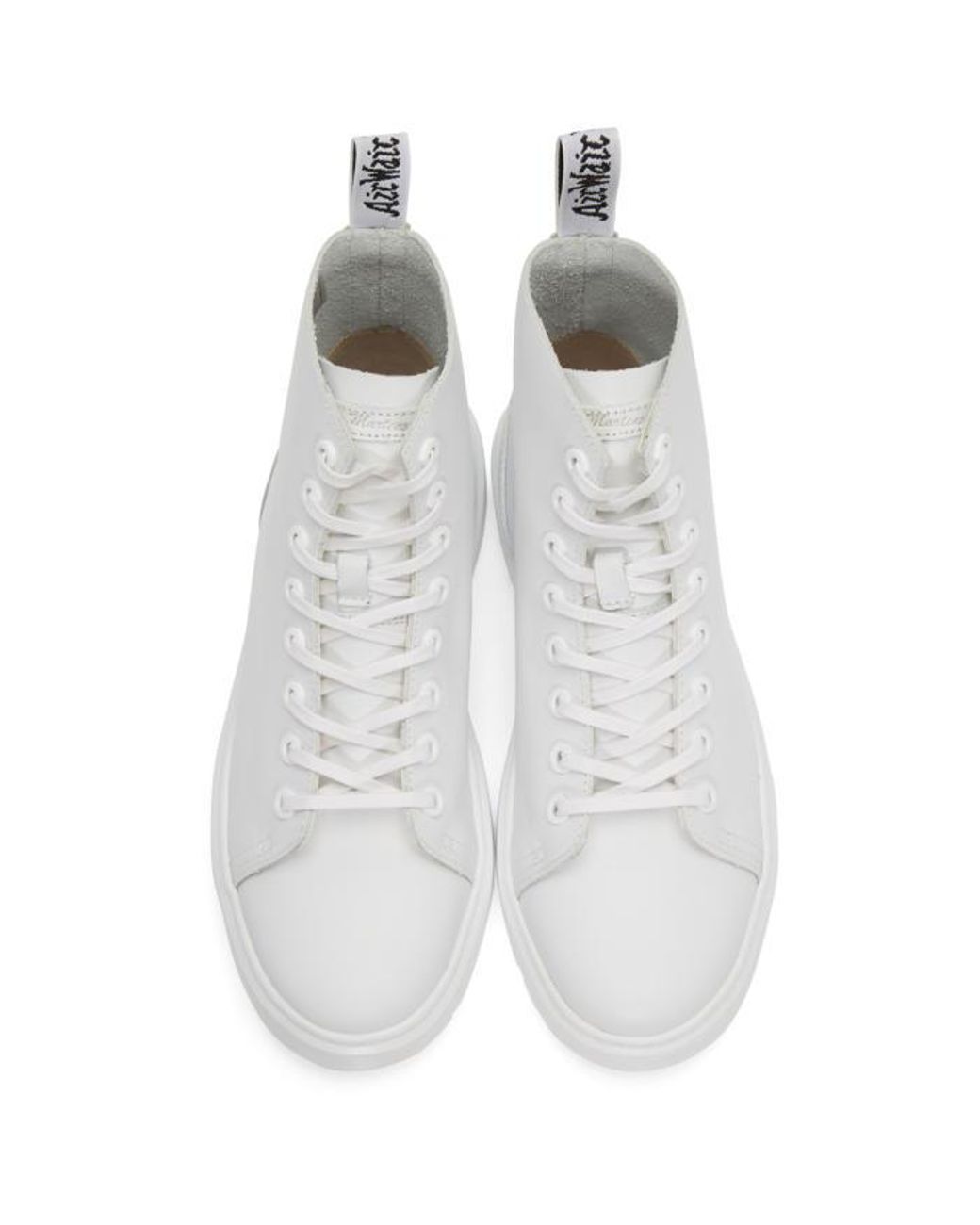 Dr. Martens Leather White Talib Boots for Men | Lyst