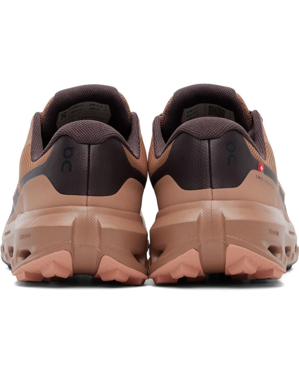 On Shoes Brown Tan Cloudvista 3 Waterproof Sneakers for men