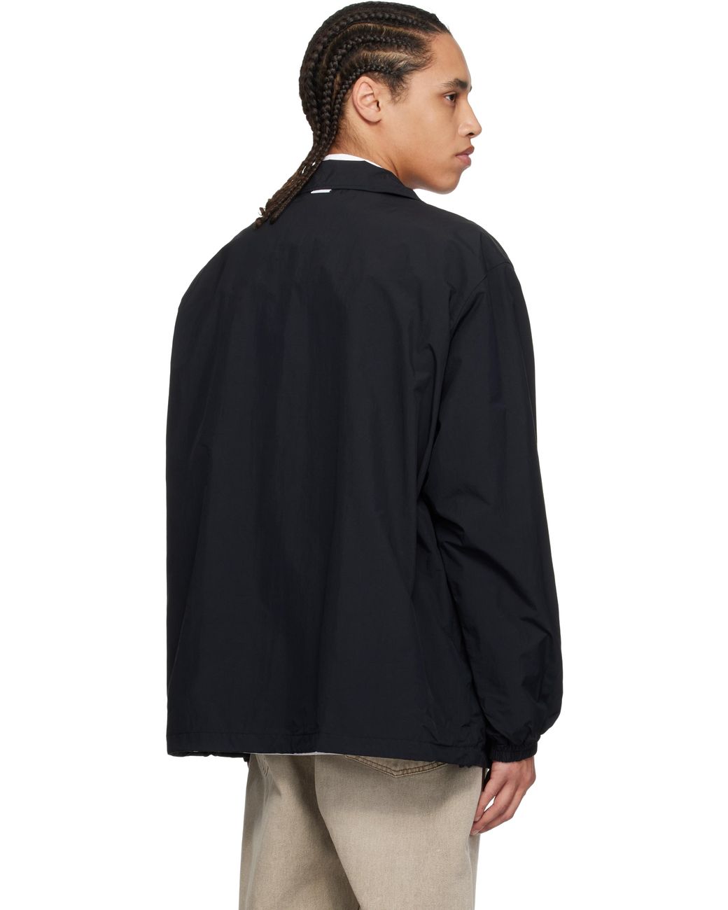 WTAPS Track Nylon Tussah Pertex Jacket in Black for Men | Lyst