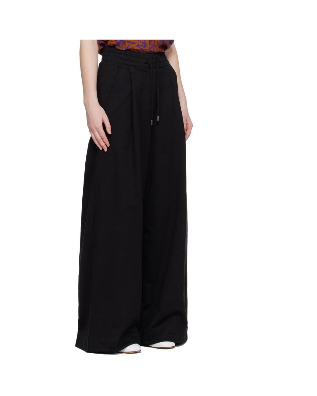 Dries Van Noten Black Loose Sweatpants