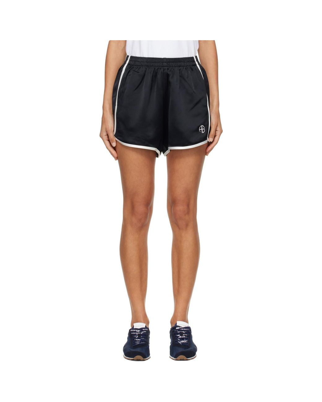 Anine Bing Blue Eva Shorts