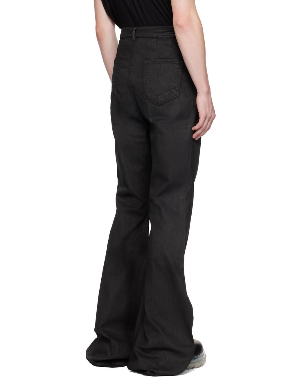 Rick Owens Porterville Bolan Bootcut Jeans in Black for Men