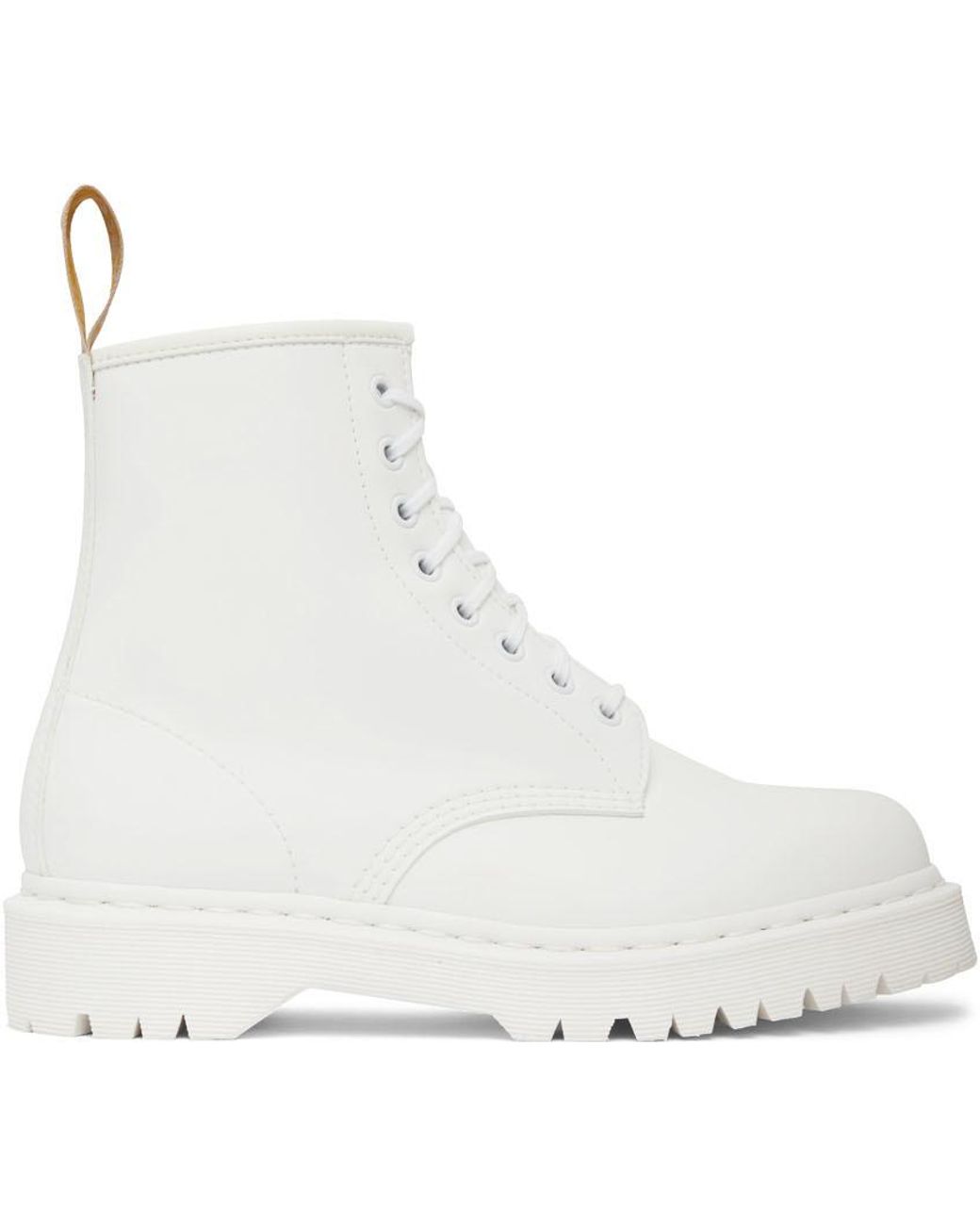 Dr. Martens - Vegan 1460 Bex Mono Optical White Kemble - Shoes