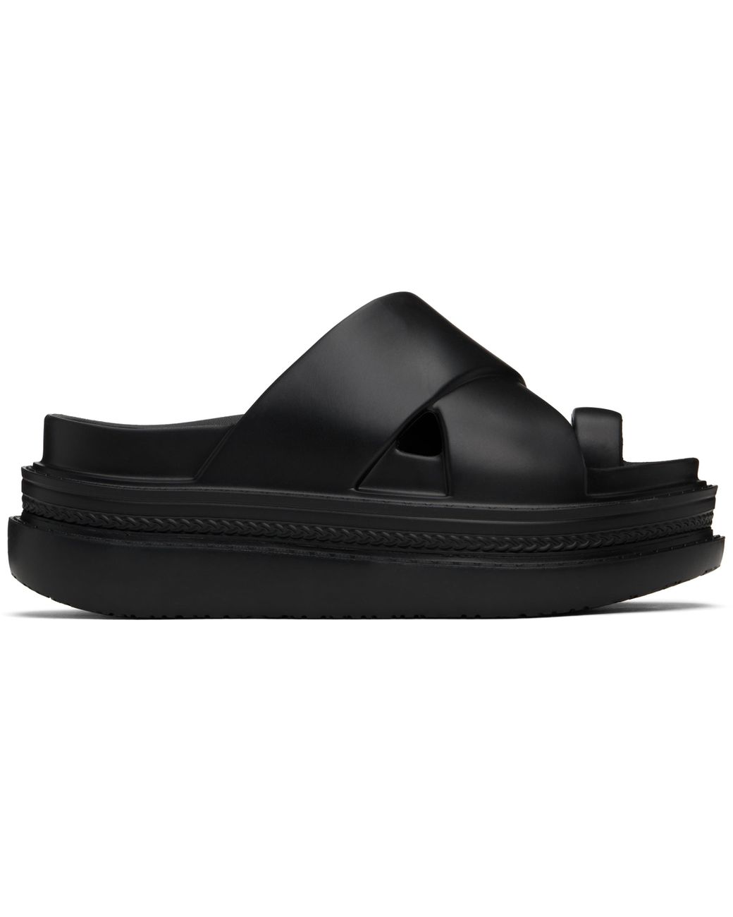 Sacai Foam Multiple Sole Sandals in Black for Men | Lyst