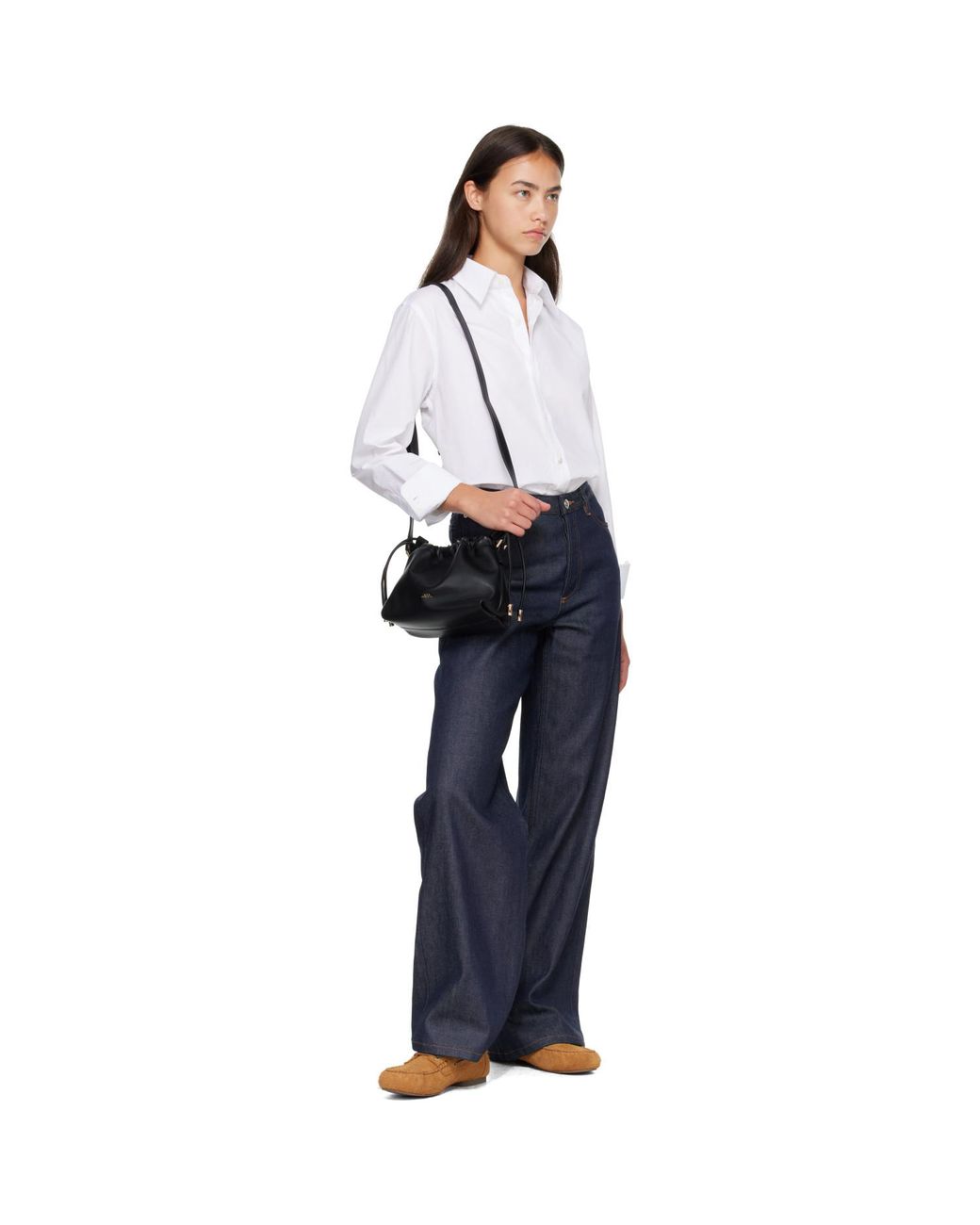 A.P.C. Black Mini Ninon Bag