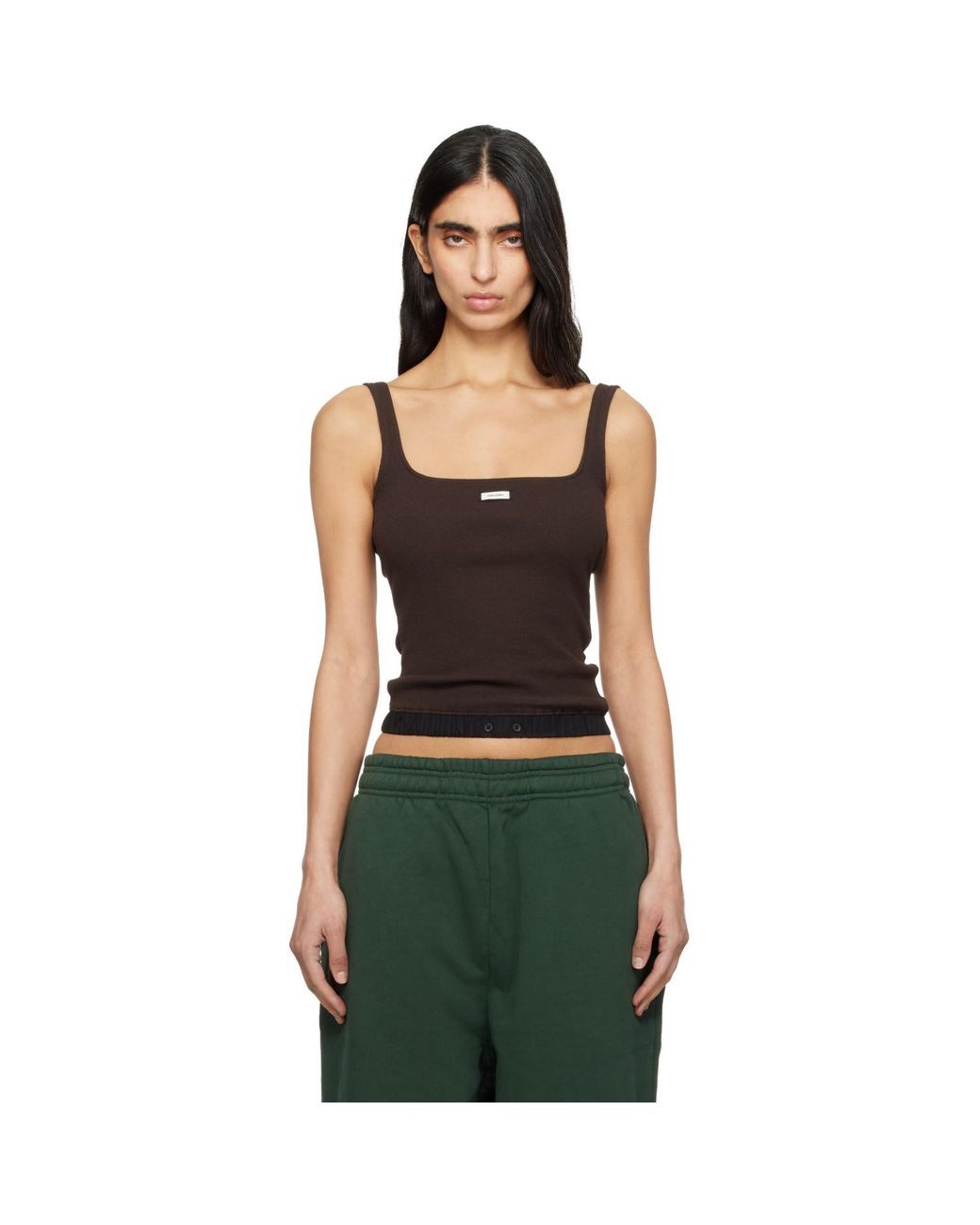 Entire studios Black Lounge Tank Top