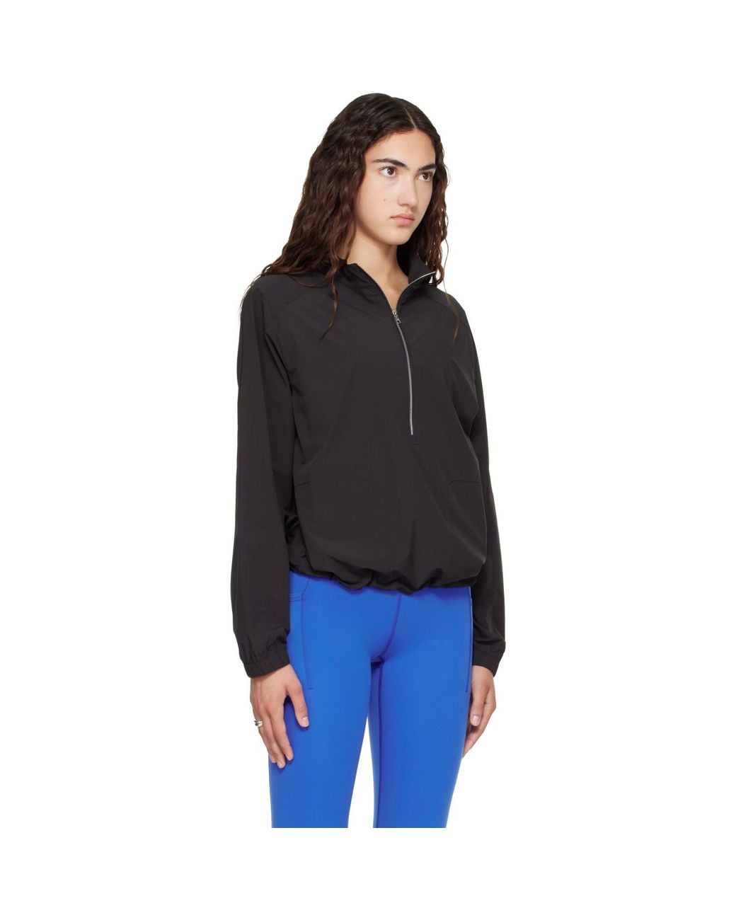 Literary Sport Black Virginia Half Zip Jacket