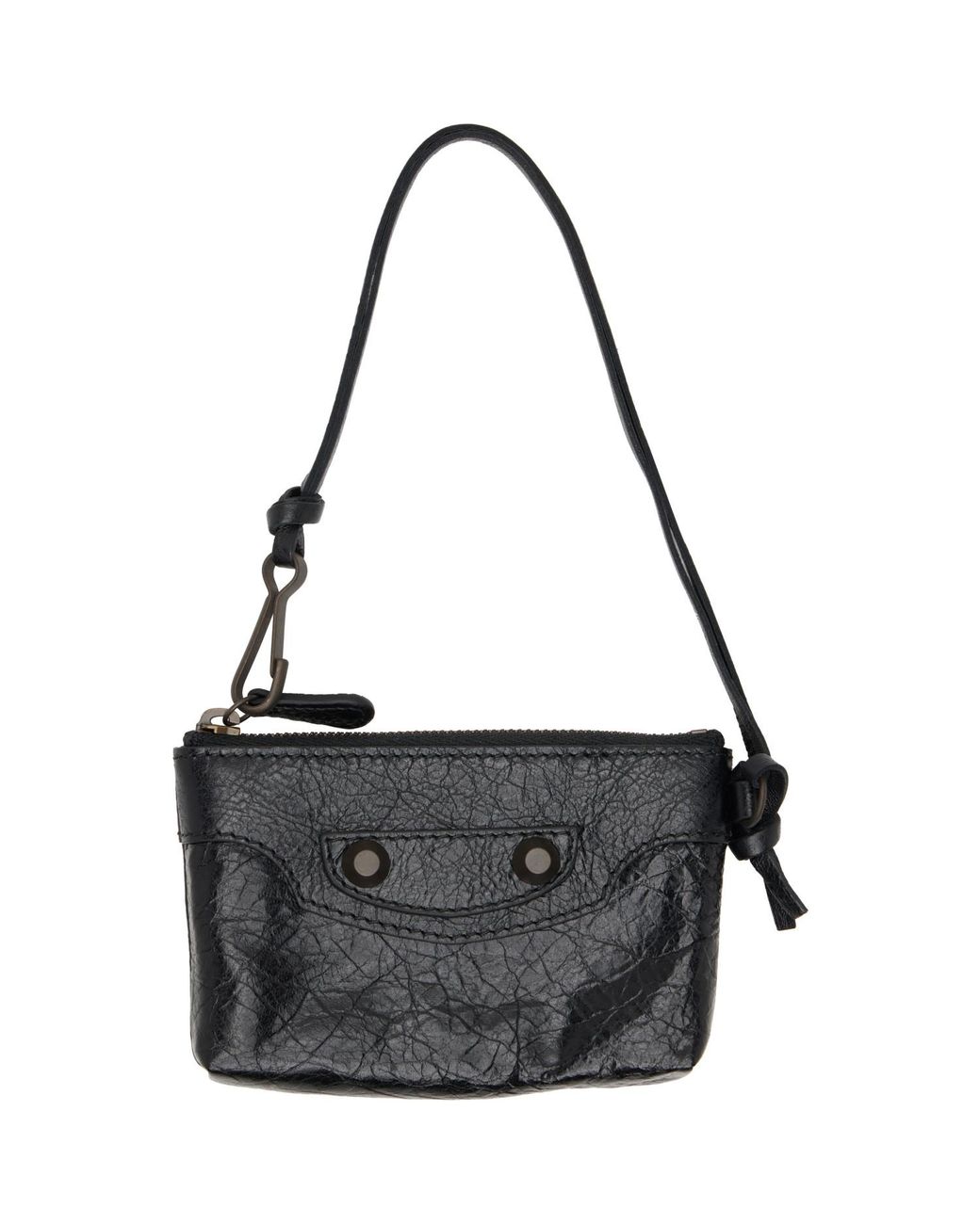 Balenciaga Black 'Le City' Coin Pouch Wallet