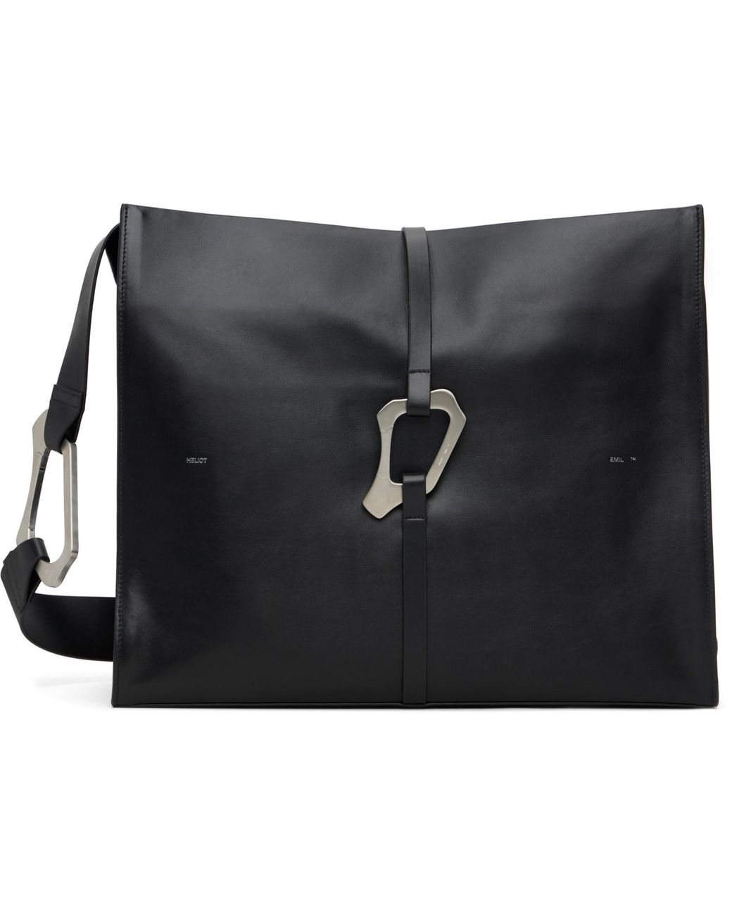 HELIOT EMIL Black Luculent Tote for men