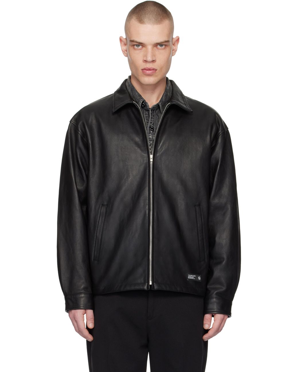 ジャケット・アウター NEIGHBORHOOD LEATHER ZIP WORK JACKET jacket-1-1-7f2db.jpg?fit=max&w