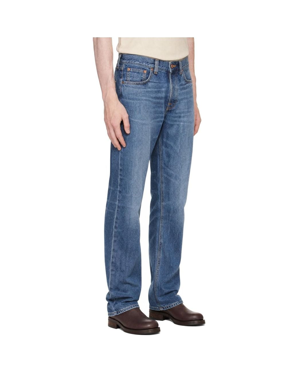 Nudie Jeans Blue Rad Rufus Jeans for men
