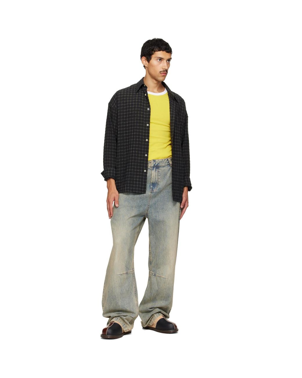 Dr. Martens Brown San Patchwork Loafers for men