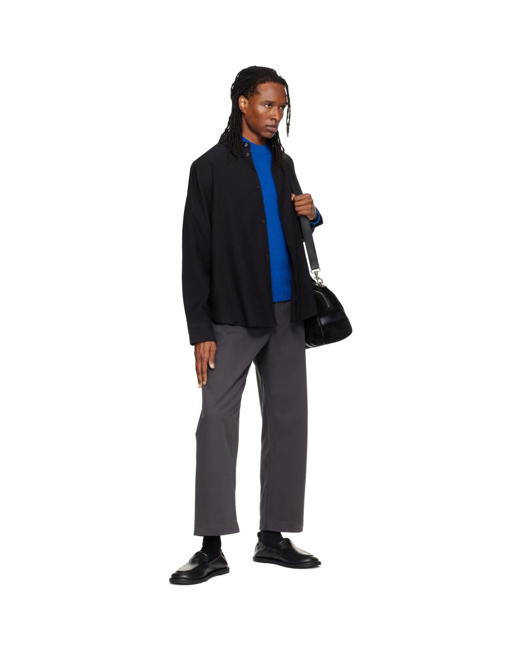 Studio Nicholson Blue Minard Trousers for men