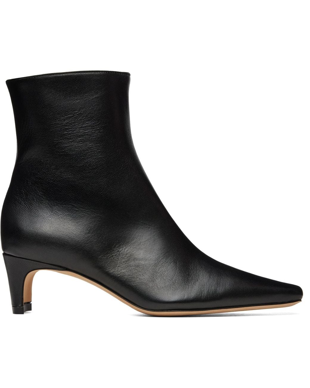 Staud Black Wally Ankle Boots