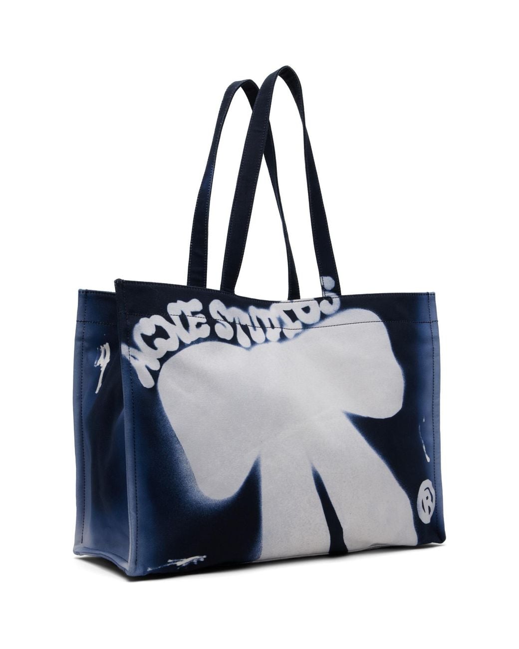 Acne Black Logo Shopper Tote
