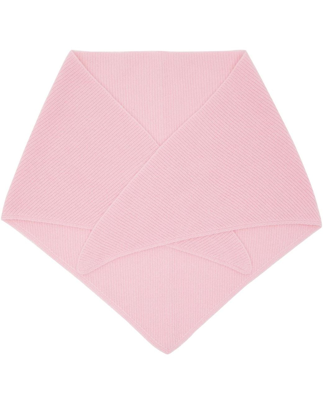 &Daughter Pink Fionn Xl Cashmere Foulard Scarf