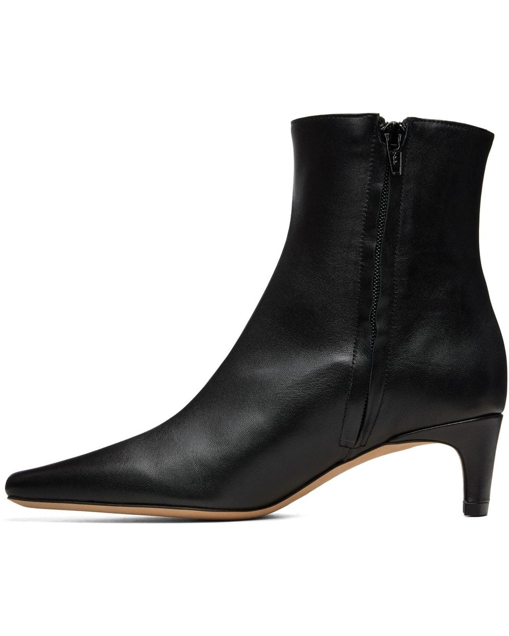 Staud Black Wally Ankle Boots
