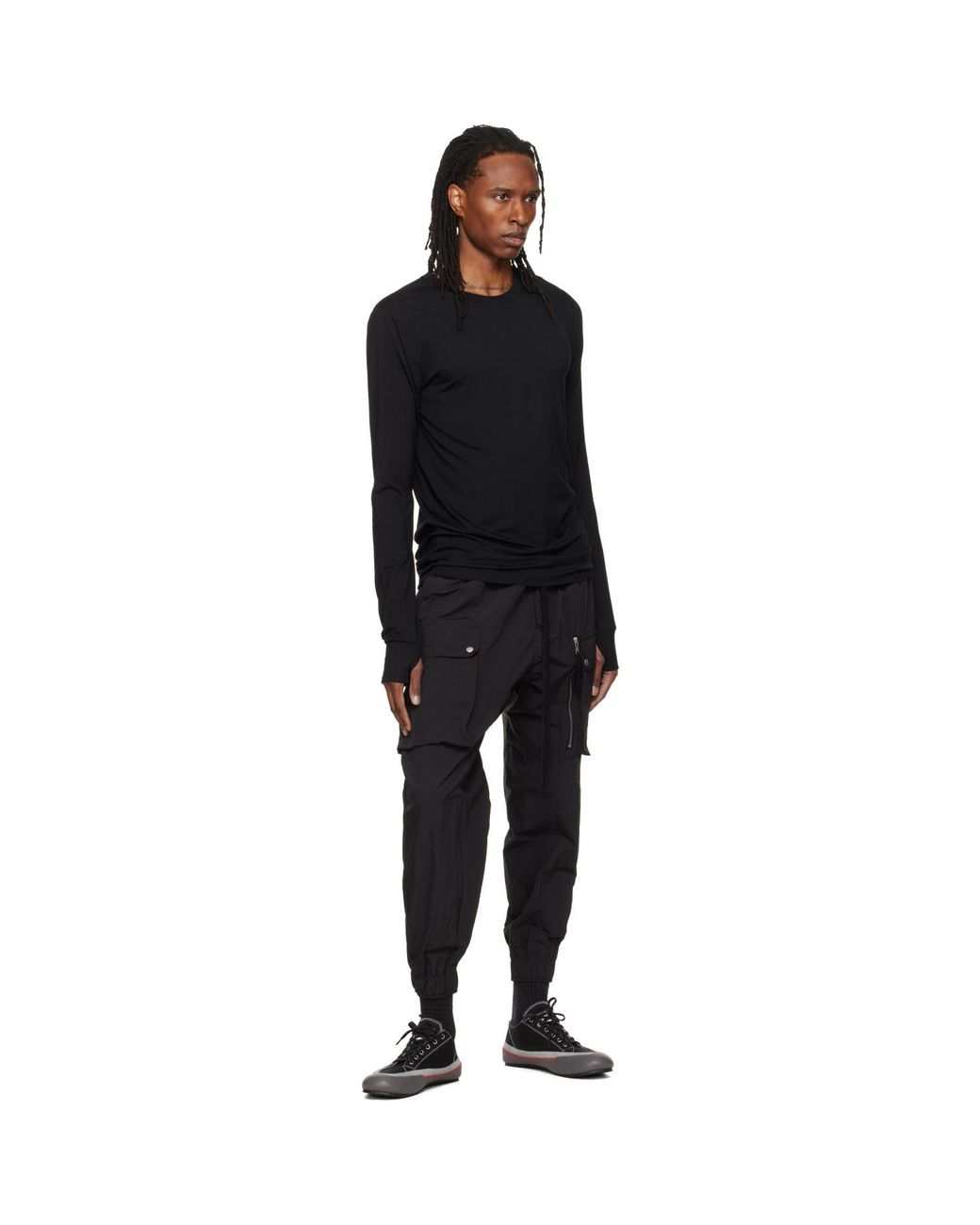 Thom Krom Black P 64 Cargo Pants for men