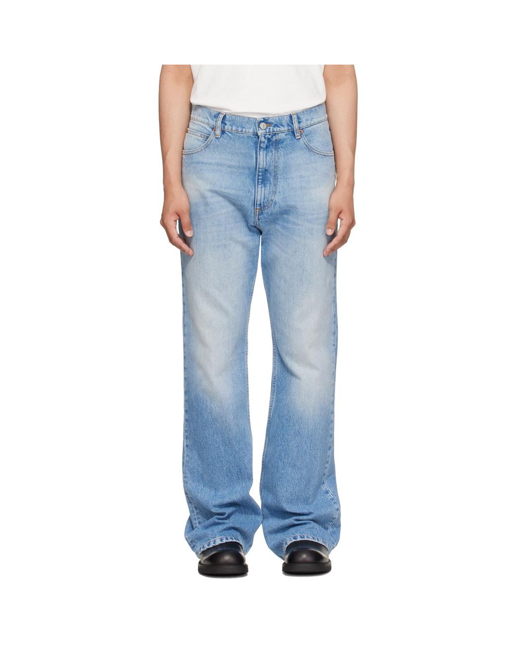 MM6 by Maison Margiela Blue Bootcut Jeans for men