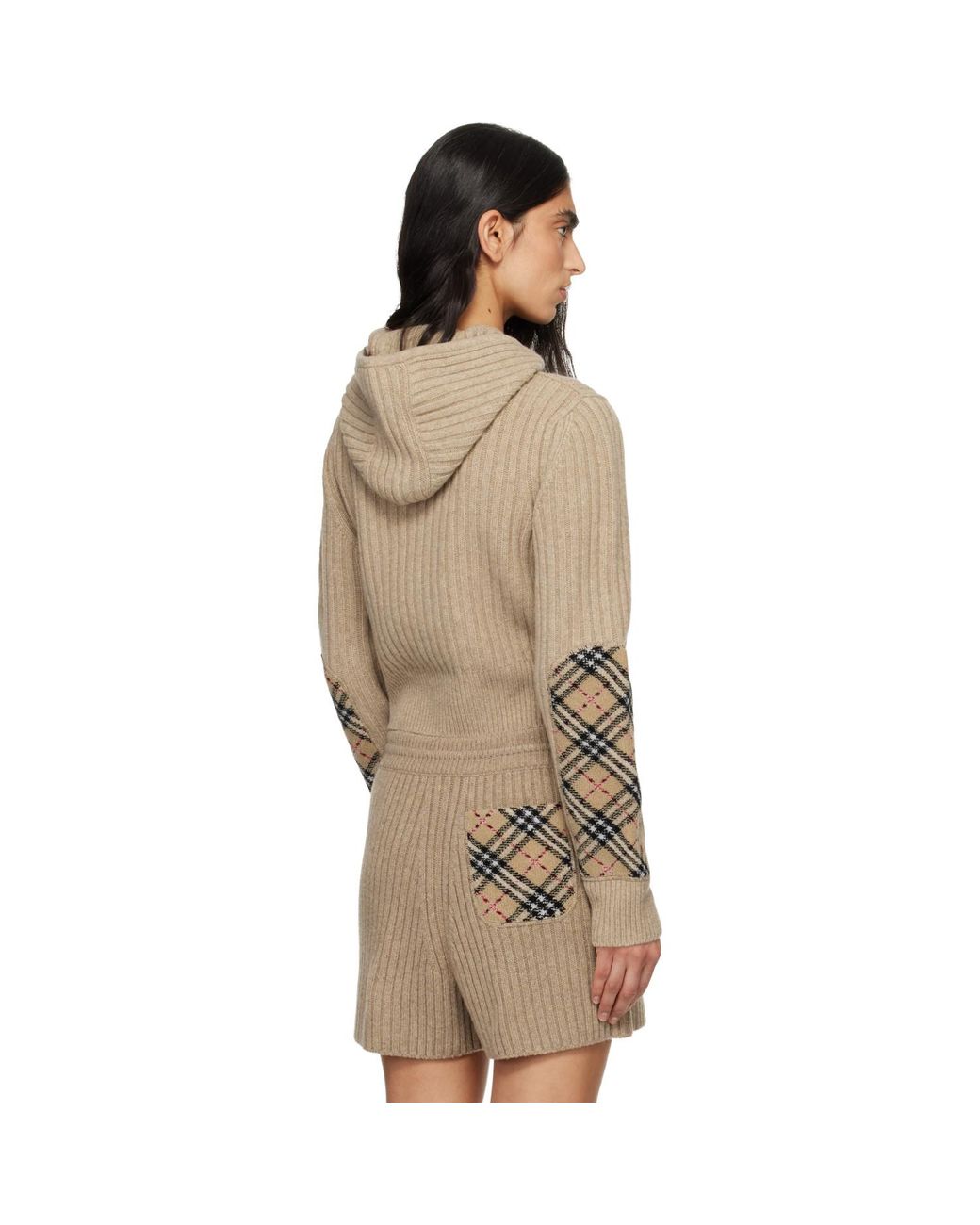 Burberry Natural Wool Hoodie