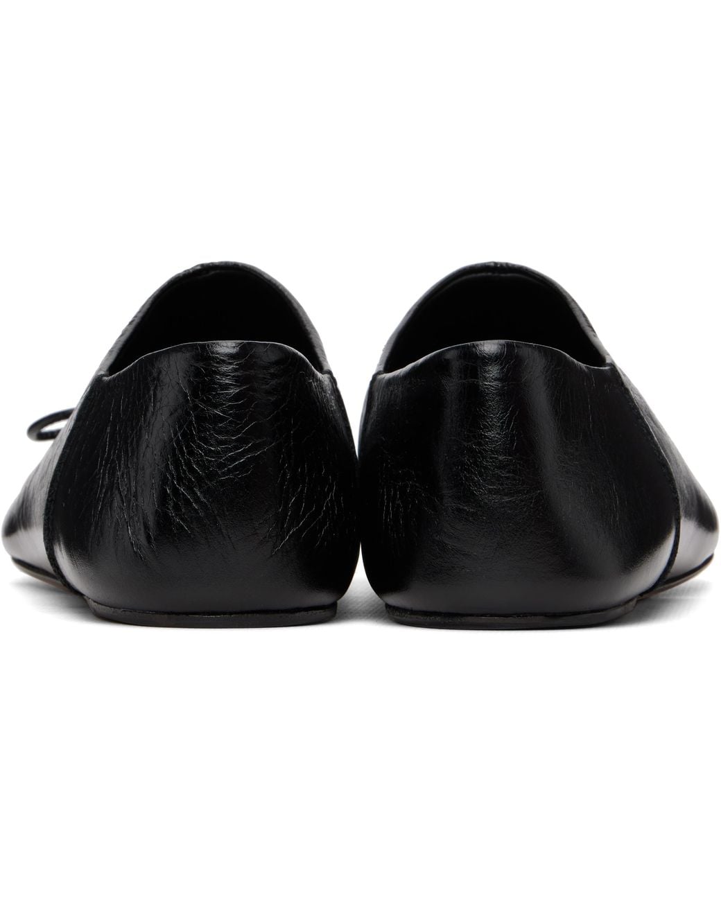 Abra Black Babouch Ballerina Flats