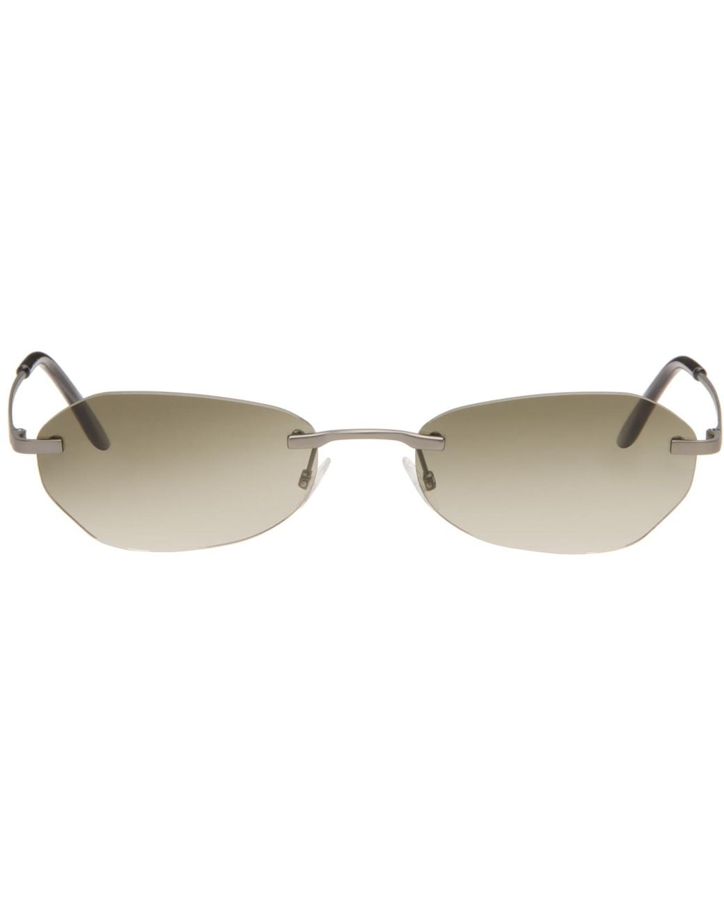Our Legacy Natural Gunmetal Adorable Sunglasses for men
