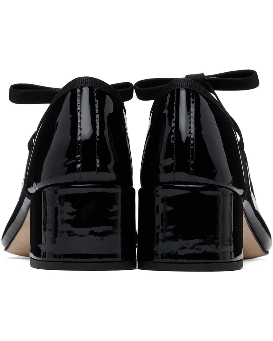 Repetto Black Guillemette Mary Jane Heels