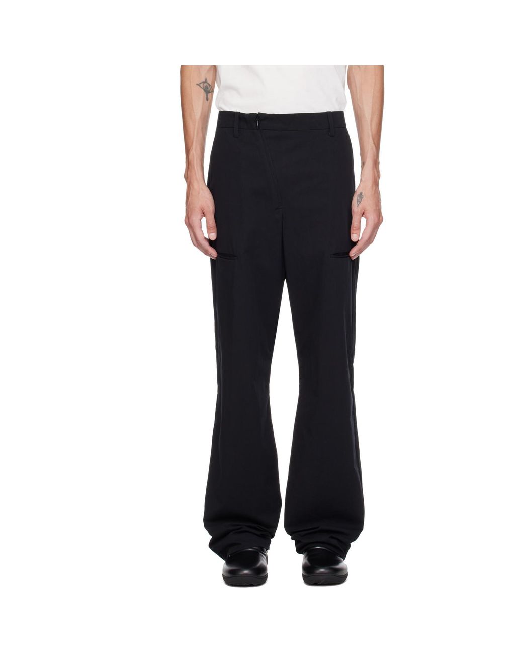 Kiko Kostadinov Black Graatsma Trousers for men