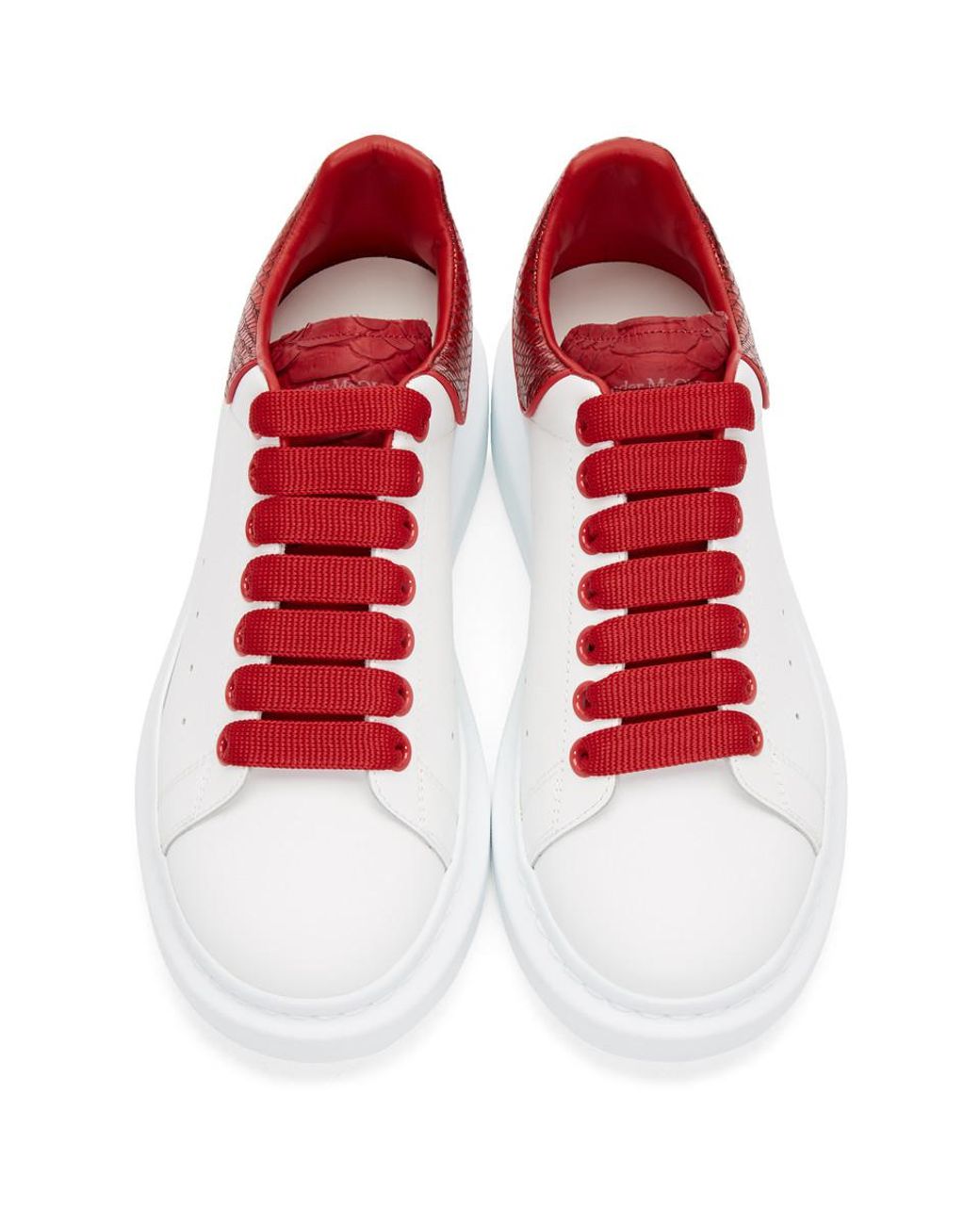 Alexander mcqueen rouge et clearance blanche