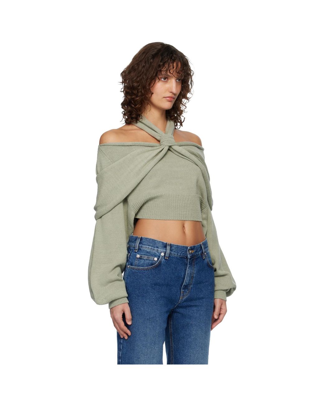 Balmain Multicolor Long-Sleeve Silk Sweater