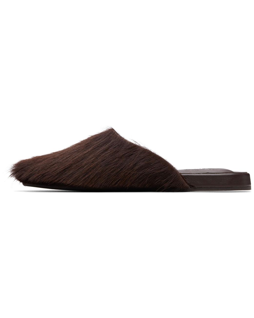Ancient Greek Sandals Brown 'The Slipper' Flats