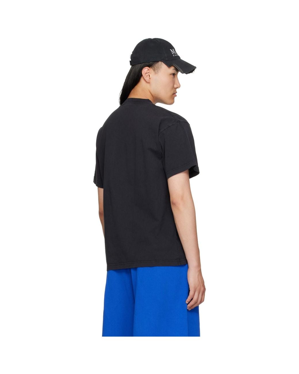 Balenciaga Black 'Standard' T-Shirt for men