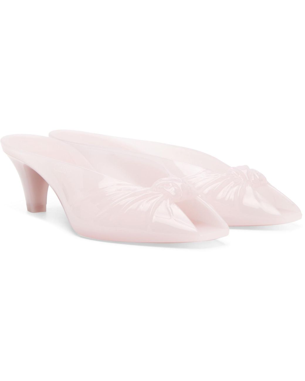 Chloé Pink Jelly' Mule Heeled Sandals