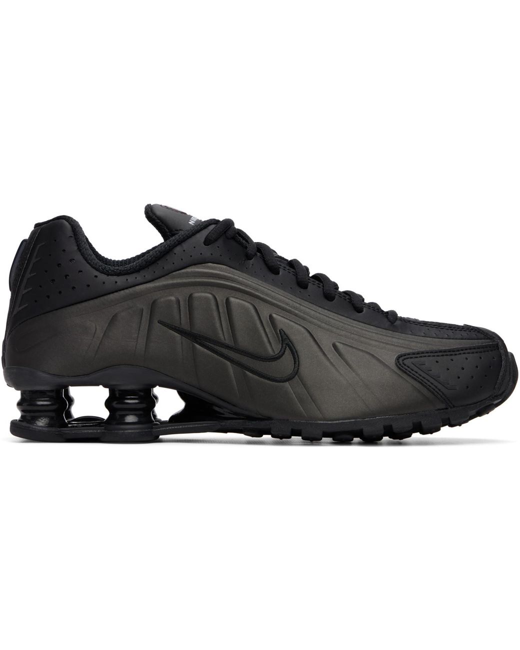 Nike Black Shox R4 Sneakers for men