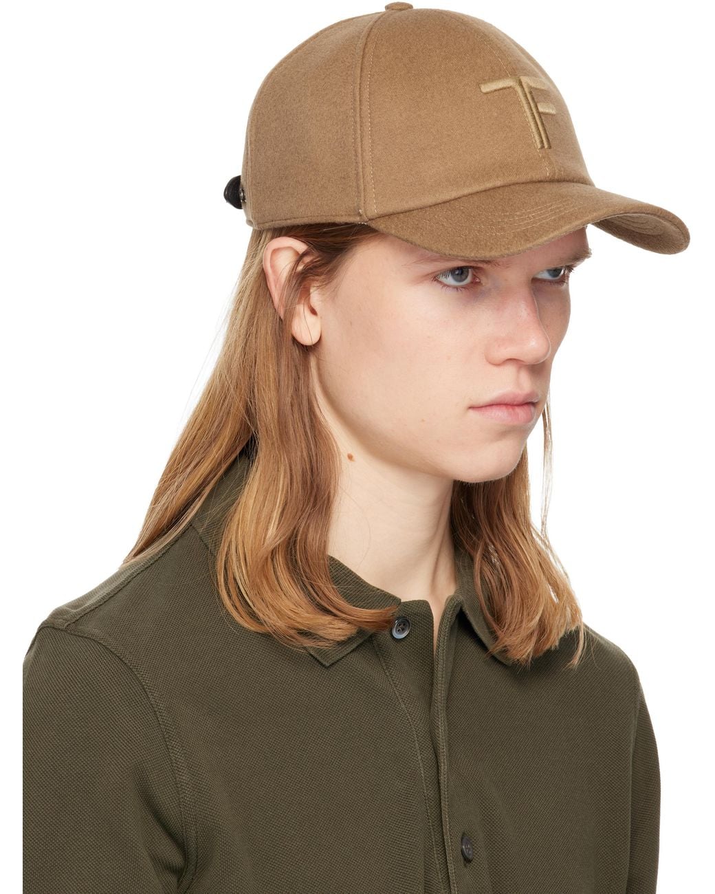 Tom Ford Green Cashmere Cap for men