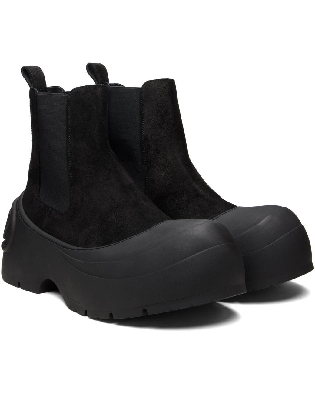 DIESEL Black D-Donald Beatle Chelsea Boots for men