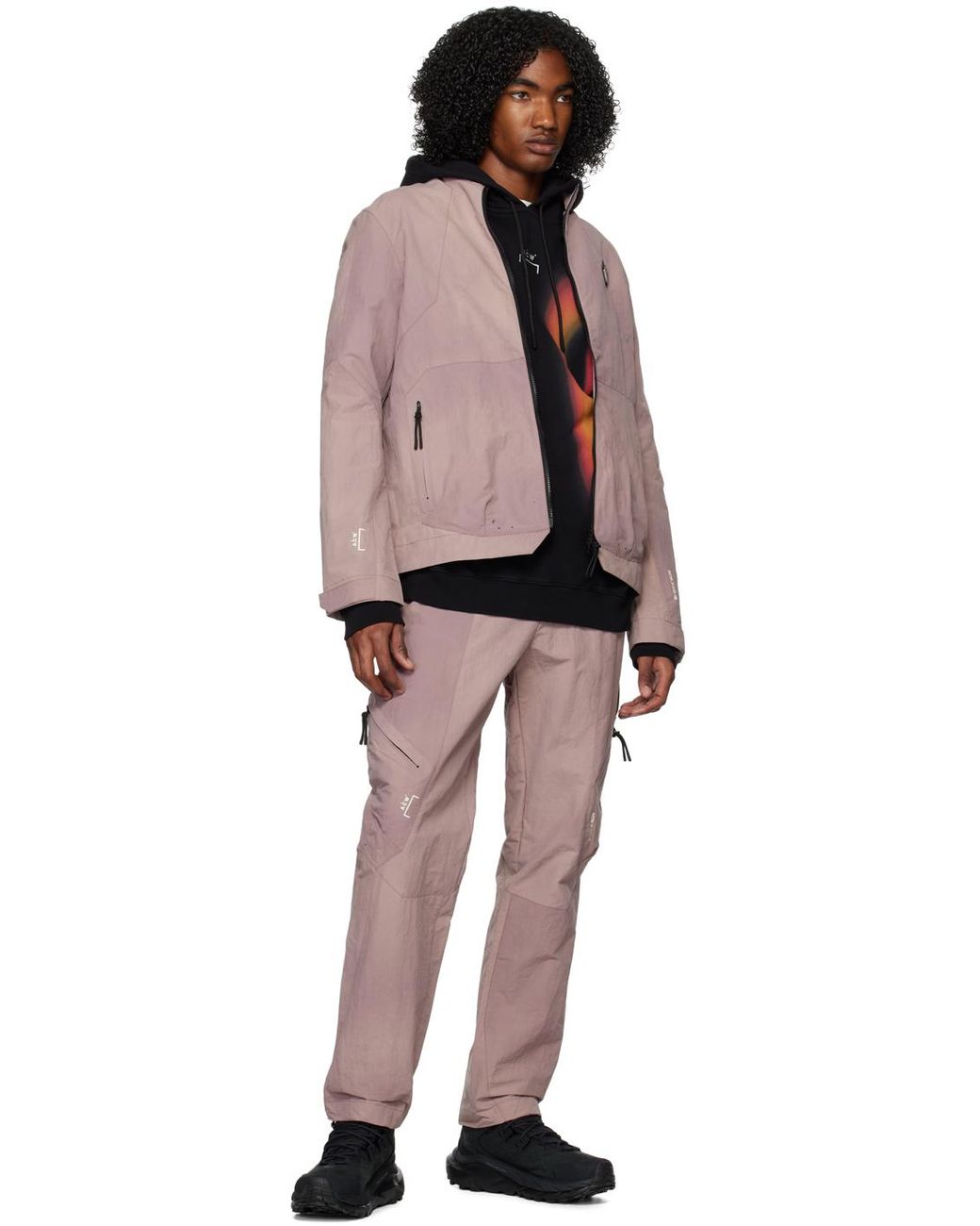 A_COLD_WALL* Pink * Purple Irregular Dye Cargo Pants for men