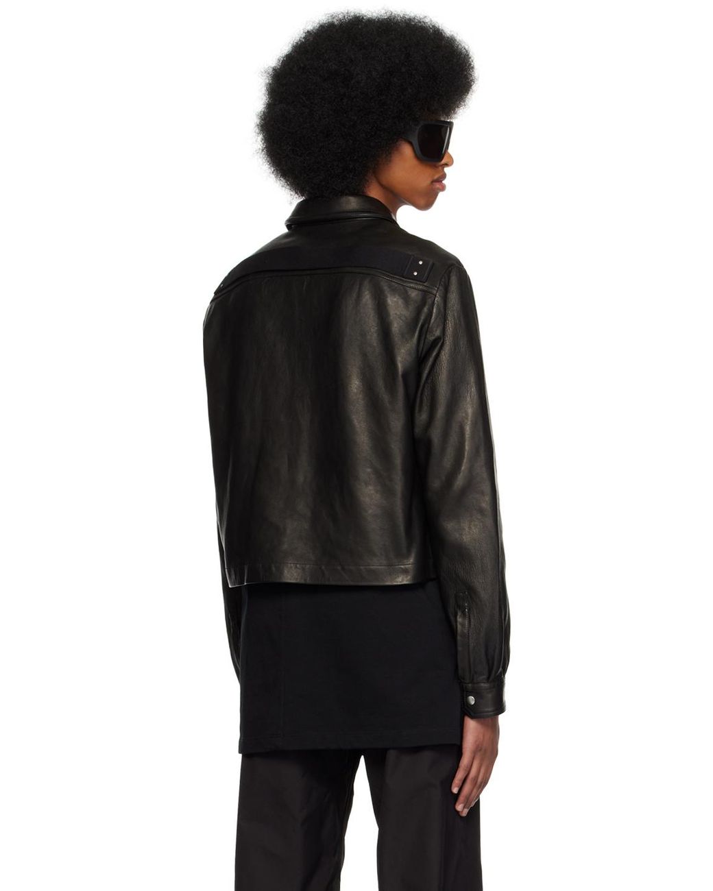 メンズ Rick Owens Alice Strobe レザージャケット ブラック | Lyst メンズ Rick Owens Alice Strobe レザージャケット ブラック | Lyst