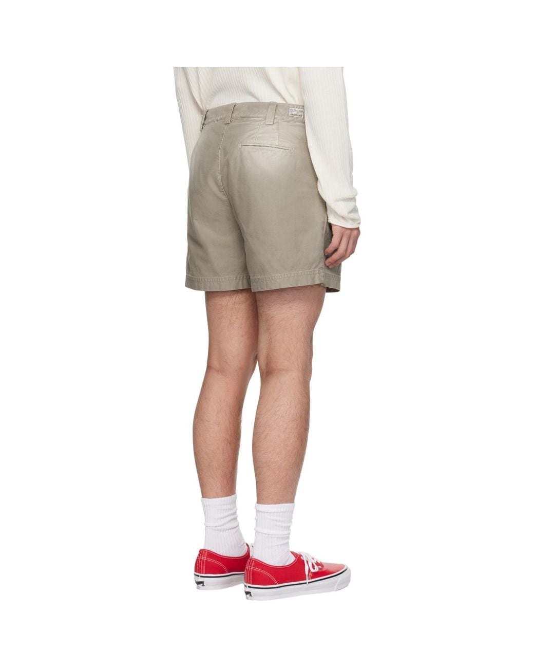 ERL Gray Taupe Short Woven Shorts for men