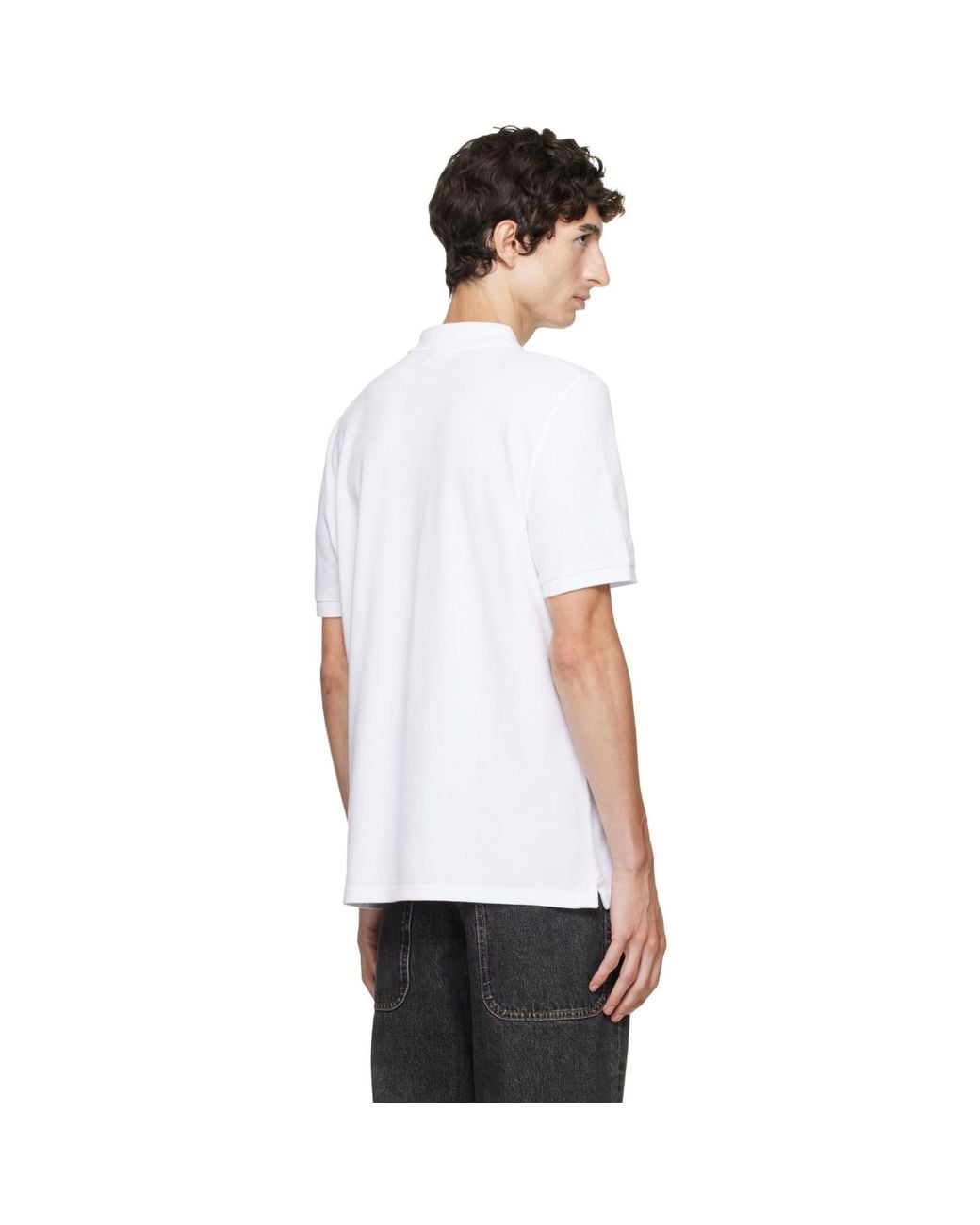 Maison Kitsuné White Fox Head Regular Polo for men