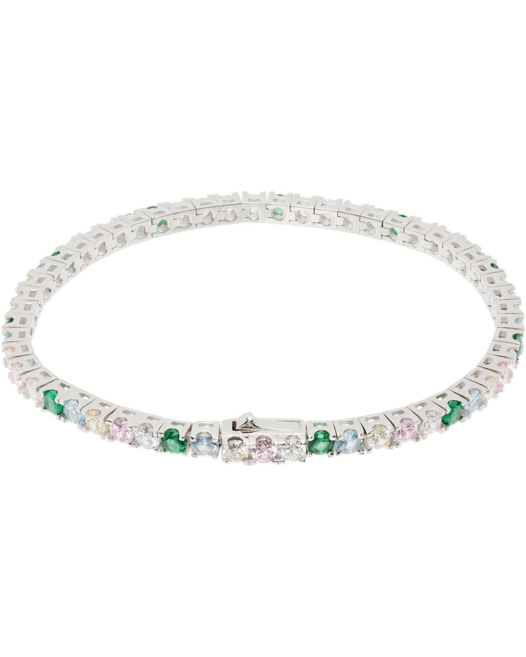 Hatton Labs Metallic Tennis Bracelet for men