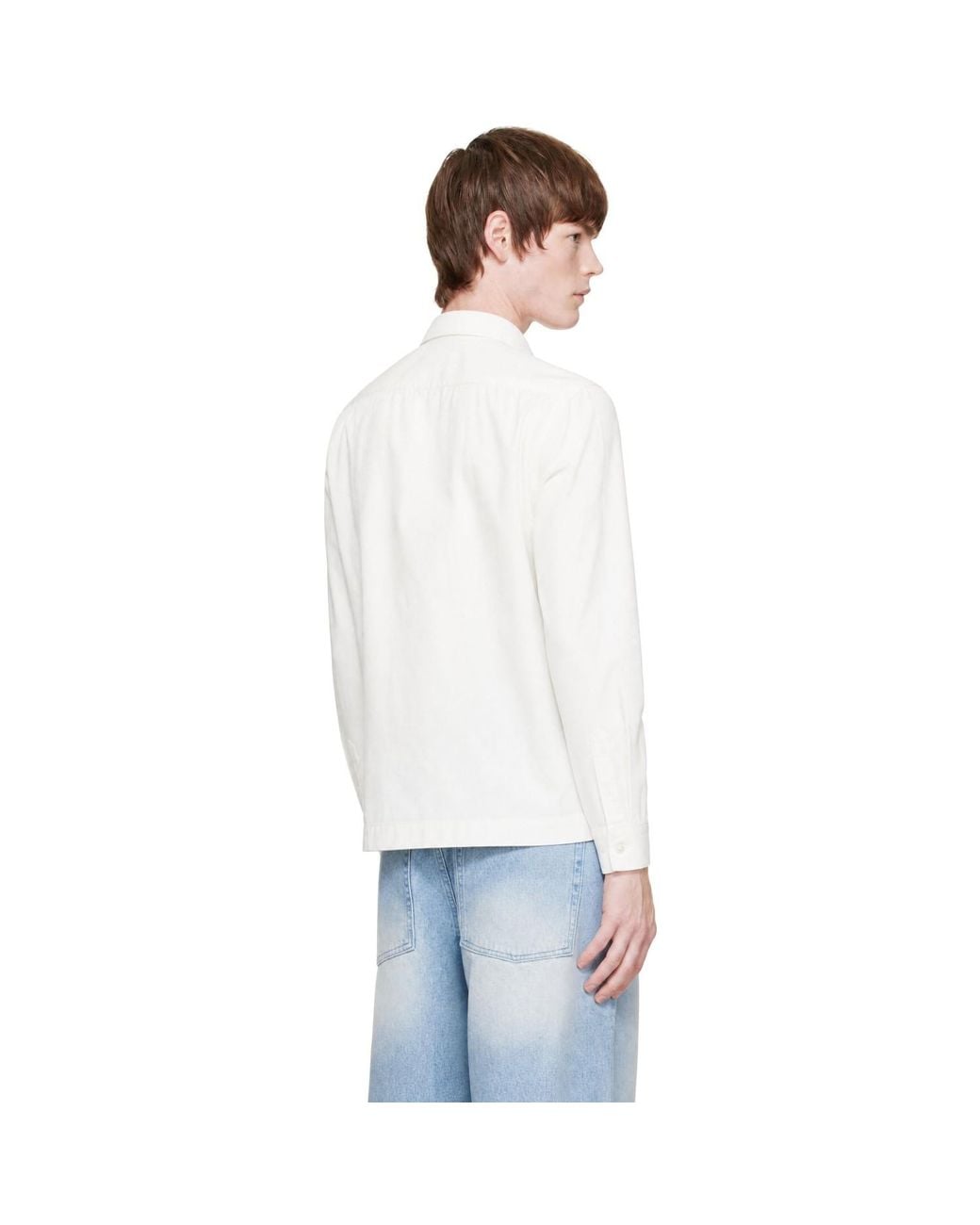 Carter Young White Luis Pyjama Shirt for men
