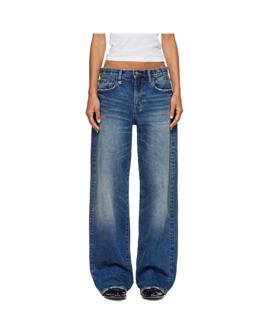 R13 Blue D'Arcy Loose Jeans