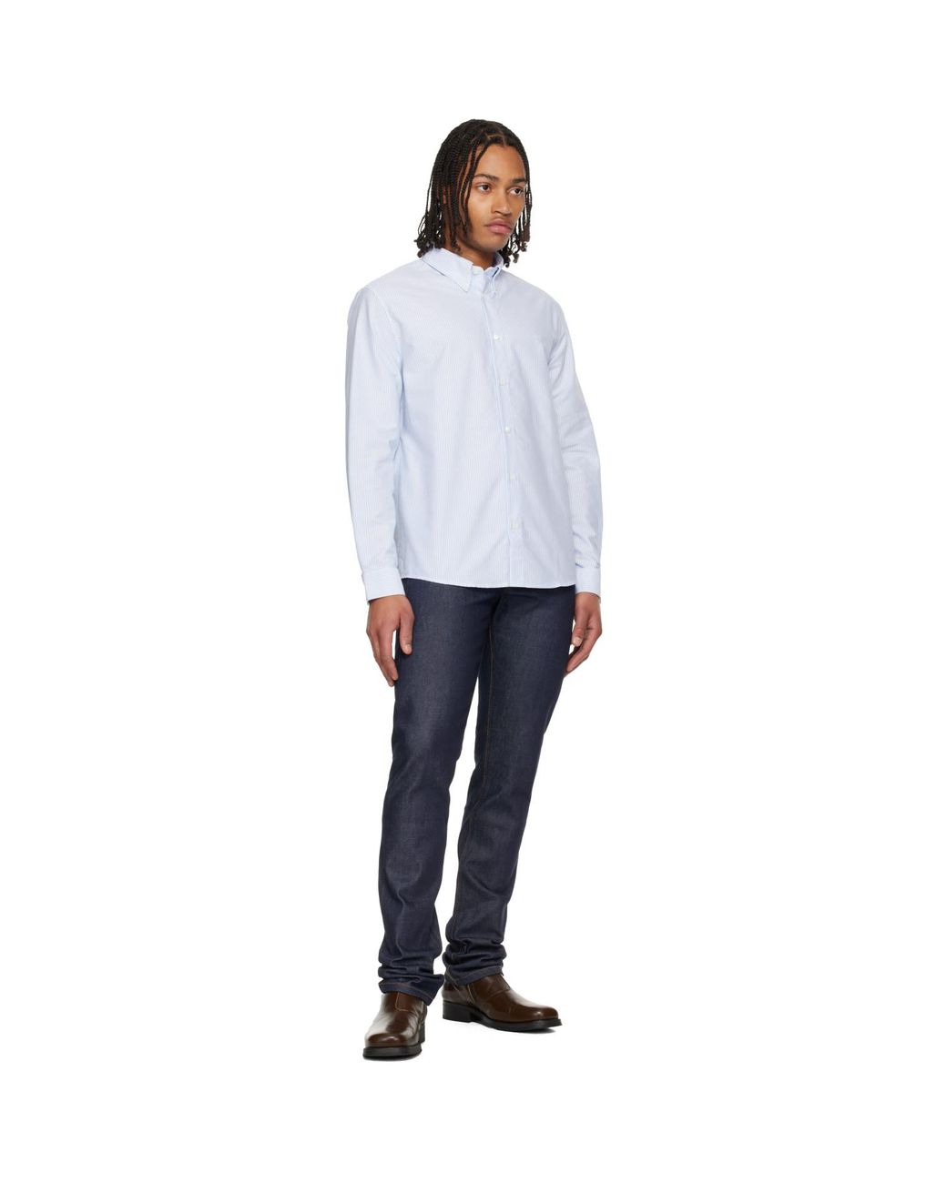 A.P.C. Blue Petit Standard Jeans for men